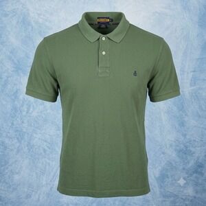 Ralph Lauren Rugby Mens XXL Green Skull Crossbones Pique Polo Shirt Short Sleeve